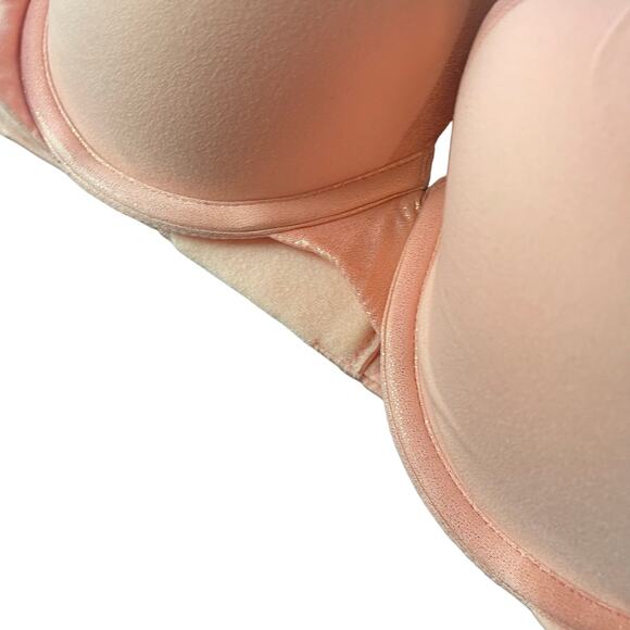 Body By Victoria Perfect Shape Push Up Bra Pink Size 34D - Picture 3 of 8
